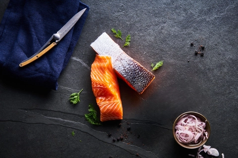 2 Pavés de truite des fjords avec peau