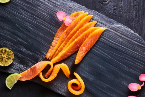 Emincés de saumon fumé