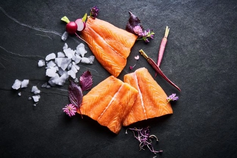 Poêlée de saumon sans peau
